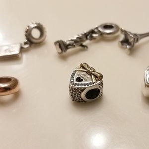 Pandora Just Married charm (silver /gold)